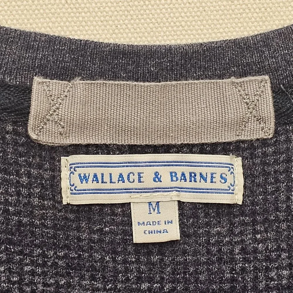 Wallace & Barnes Waffle Knit Henley M